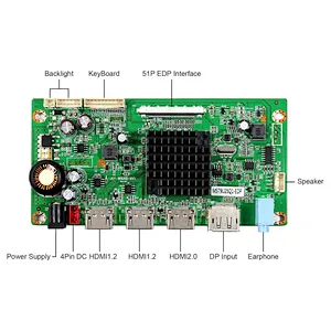 HDMI DP LCD Controller Board Work for 4K 3840x2160 eDP LCD Screen DP LCD Controller Board for edp lcd HDMI DP Controller board for 4k lcd DP Board for 3840x2160 lcd screen