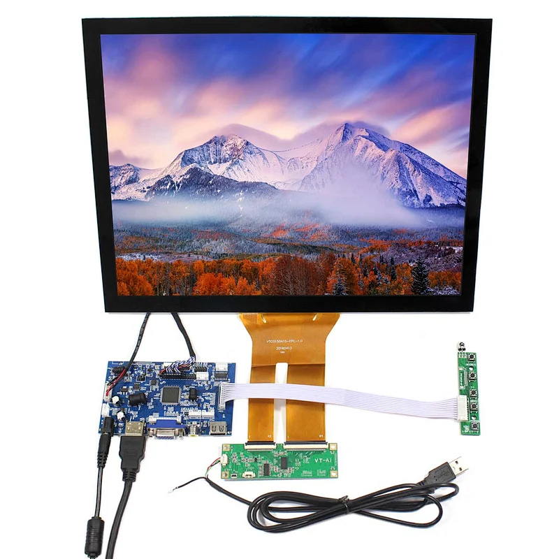 HDMI VGA 2AV USB LCD Board for 15inch 800x600 capacitive touch panel screen usb capacitive touch screen panel lcd touch screen capacitive 15inch touch screen lcd monitor 15