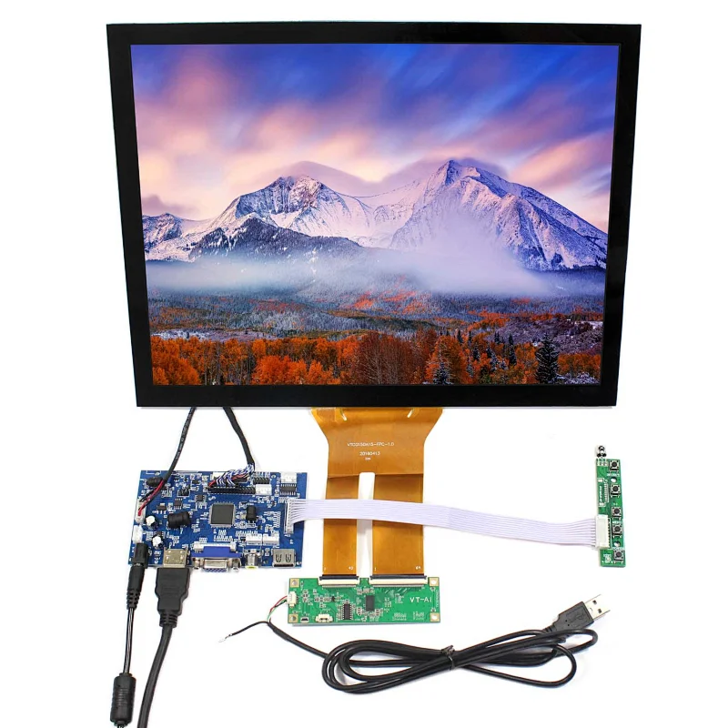 HDMI VGA 2AV USB LCD Board for 15inch 800x600 capacitive touch panel screen usb capacitive touch screen panel lcd touch screen capacitive 15inch touch screen lcd monitor 15