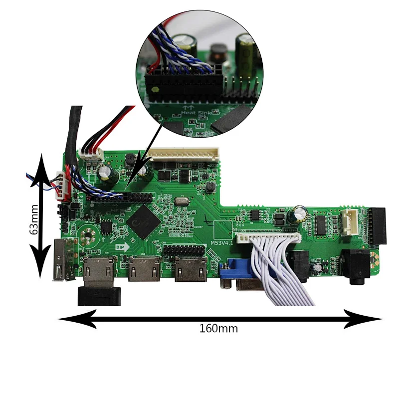 HDMI USB LCD Controller Board With 12.1 inch AA121TD02 1280X800 LCD Screen 12.1 inch AA121TD02 1280X800 AA121TD02 1280X800 AA121TD02 1280x800 tft lcd screen USB LCD Controller board for tft lcd