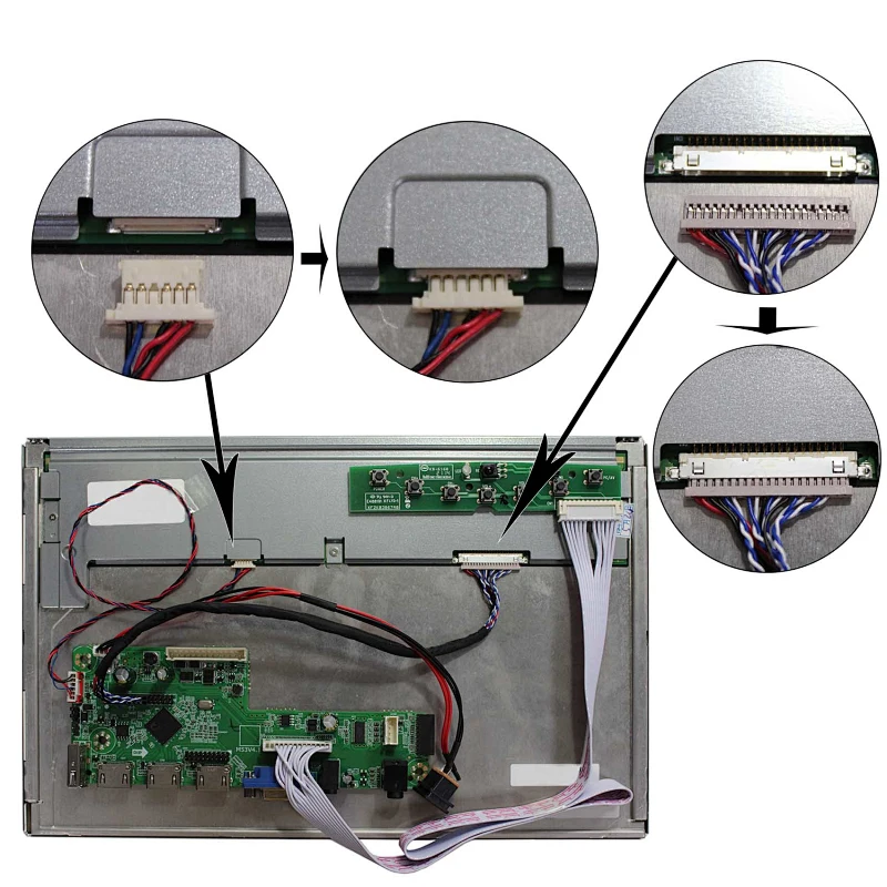 HDMI USB LCD Controller Board With 12.1 inch AA121TD02 1280X800 LCD Screen 12.1 inch AA121TD02 1280X800 AA121TD02 1280X800 AA121TD02 1280x800 tft lcd screen USB LCD Controller board for tft lcd
