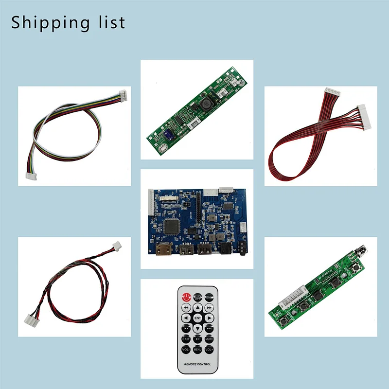 For 1280x1024 M170ETN01.1 G190ETN01.0 Display Controller Board HDMI 2USB Input hdmi input board 1280x1024 controller lcd controller board hdmi hdmi controller board