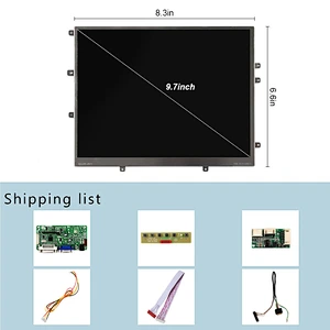 9.7inch LP097X01 1024x768 TFT-LCD Screen With VGA DVI LCD Controller Board 9.7inch LP097X01 1024x768 LP097X01 1024x768 LP097X01