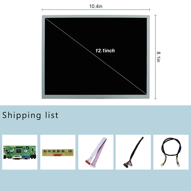 HDMI DVI VGA AUDIO LCD Board Work for  12.1