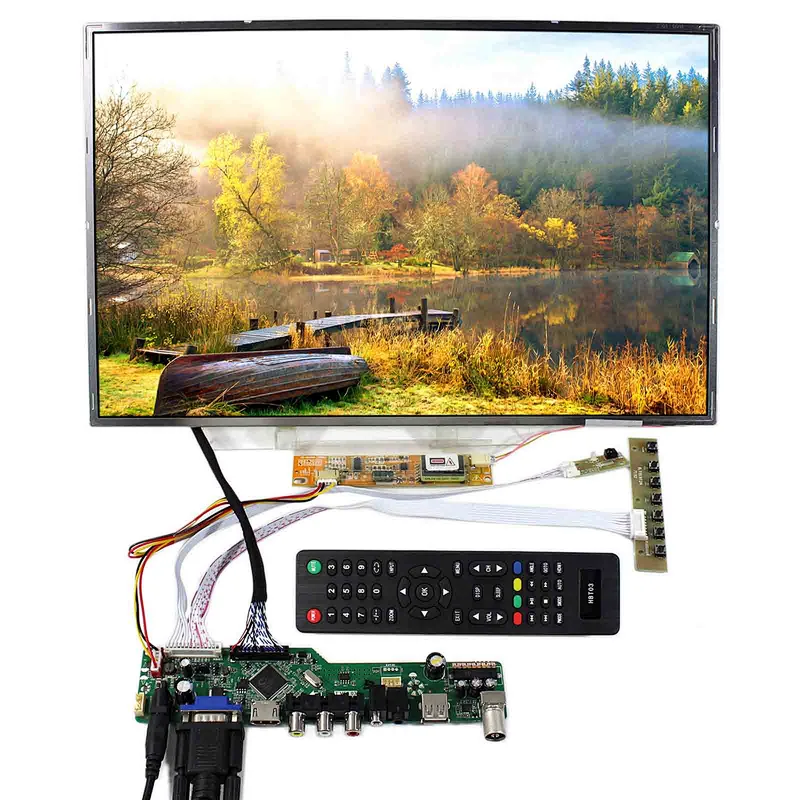 17inch 1920X1200 LCD Screen With HDMI VGA AV USB RF LCD Controller Board