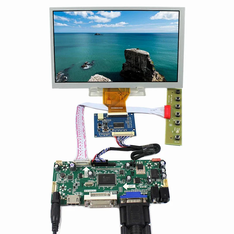 8inch AT080TN64 800X480 TFT-LCD Screen With HDMI VGA DVI LCD Controller Board