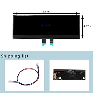 14inch 3840X1100 4K Capacitive IPS LCD Screen lcd touch screen capacitive 14