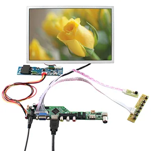HDMI VGA AV USB RF LCD Board Work for LVDS Interface LCD Screen 10.1