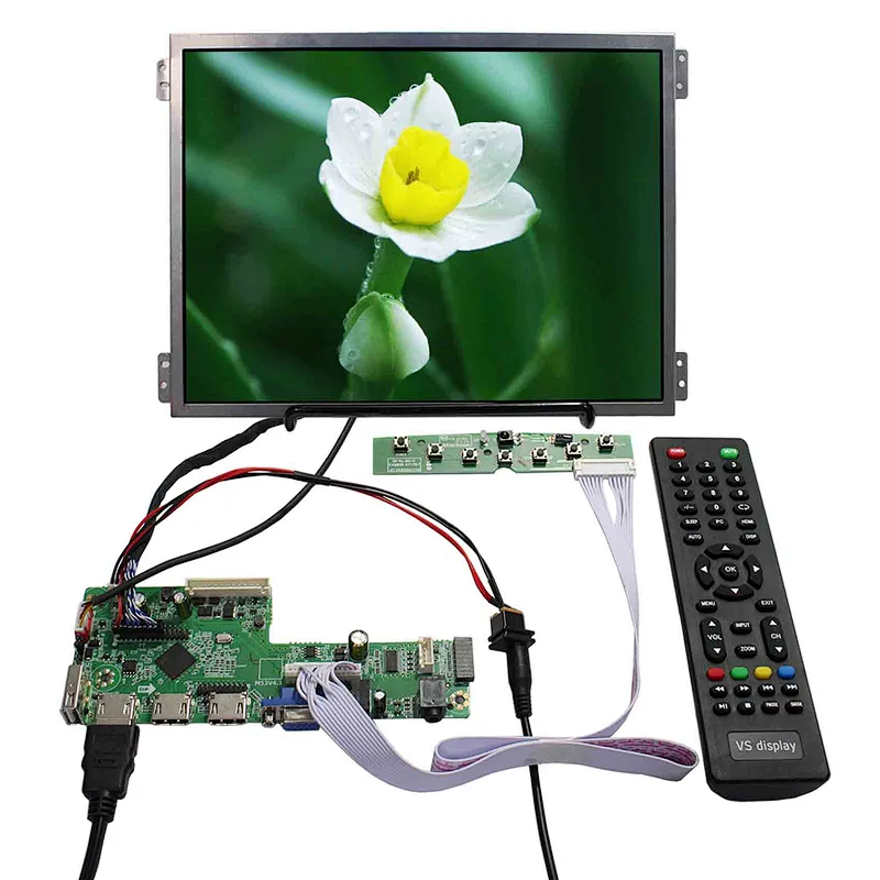 10.4 in 1024x768 IPS 650nit LCD screen with HDMI VGA USB LCD Controller Board