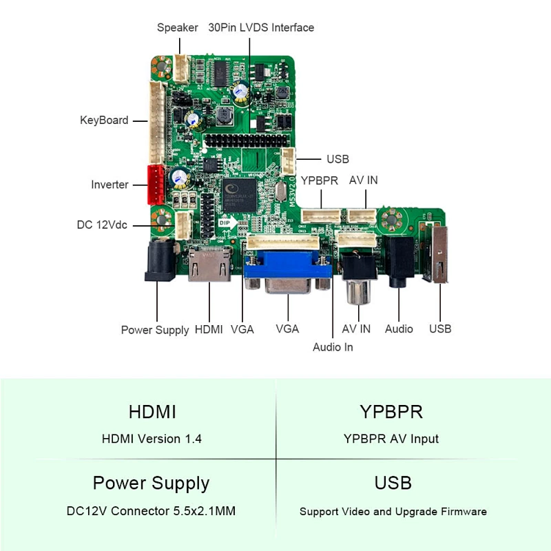 10.1inch B101EW05 1280X800 IPS TFT-LCD Screen HDMI VGA AV USB LCD Controller Board 10.1inch B101EW05 1280X800 10.1inch B101EW05 B101EW05