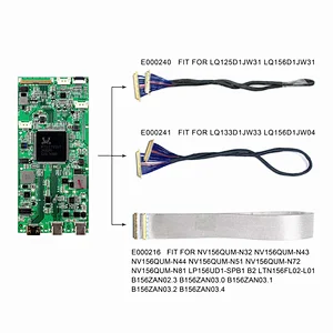 Mini HDMI Type C LCD Controller Board For LQ133D1JW33 LQ156D1JW04 NV156QUM-N32 NV156QUM-N43 NV156QUM-N44 NV156QUM-N51 LQ125D1JW31 LQ156D1JW31 lcd controller board hdmi hdmi controller board hdmi lcd controller board mini hdmi type d mini hdmi type c