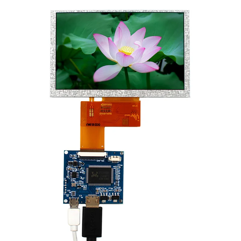 5inch VS050T-006 800X480 IPS High Brightness 1000nit TFT-LCD Screen with HDMI LCD Controller Board