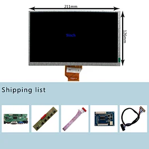 9inch AT090TN10 800X480 TFT-LCD screen with HD-MI+VGA+DVI+ LCD Controller Board