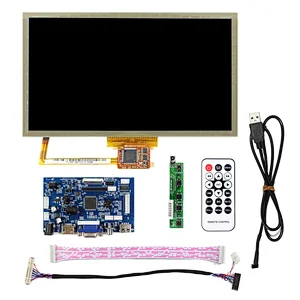 10.2inch HSD100IFW1 CLAA102NA0ACW 1024X600 LCD With Capacitive Touch Panel with USB LCD Board for 40Pin TTL 30Pin LVDS 10.2inch HSD100IFW1 CLAA102NA0ACW lcd with touch panel lcd panel pc with touch lcd screen with touch panel