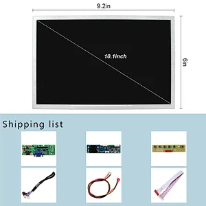 VGA LCD Board Work for LVDS Interface LCD Screen 10.1inch 1280x800 10.1