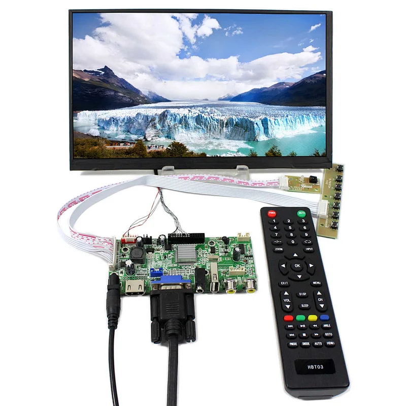 10.6inch LTL106AL01 1366X768 IPS LCD Screen with HDMI+VGA+AV+USB LCD Controller Board