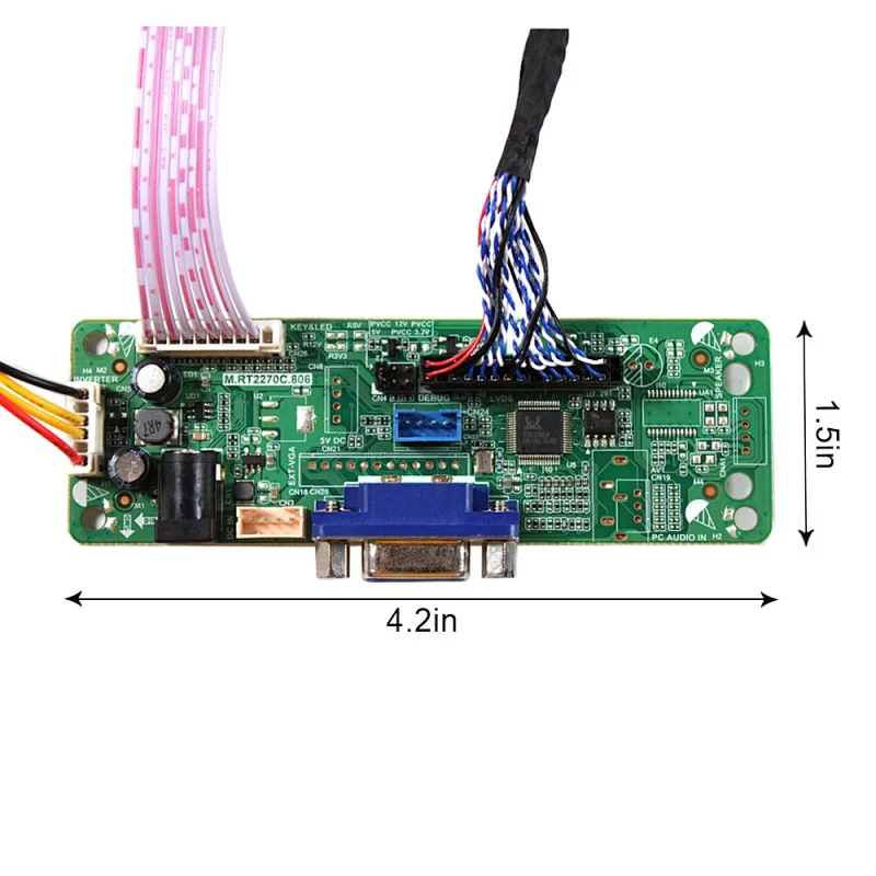 VGA LCD Board Work for 15.4inch 1440x900 LVDS Interface LCD Screen lvds lcd interface lvds lcd controller board VGA LCD Board 15.4inch 1440x900 lcd screen