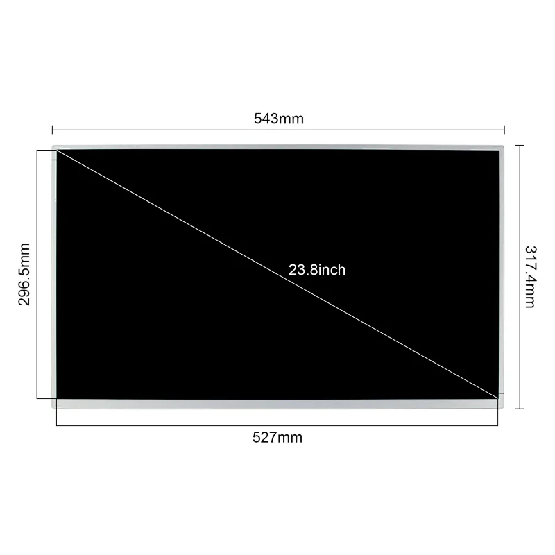 23.8inch MV238FHM-N10 1920X1080 IPS LCD Screen ips screen ips lcd 1920x1080 led screen 23.8