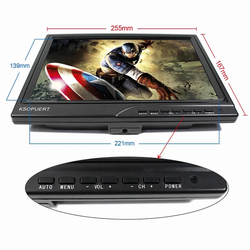 10.1inch 1280x800 IPS LCD Monitor HDMI Input VS101LM1PA2