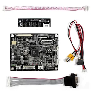 VGA AV LCD Board Work for 60Pin 10.4inch 800x600 A104SN03 V1 LSA40AT9001 TTL LCD Screen lcd vga board lcd board for 60pin lcd VGA Board for 10.4inch lvds lcd