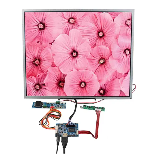19.0" 1280X1024 G190ETN01-1000nit High Brightness Outdoor LCD Screen With HDMI Audio LCD Controller Board