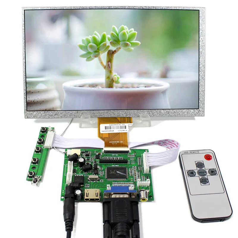 9inch AT090TN10 800X480 TFT-LCD Screen with HDMI+VGA+2AV LCD Controller Board 9inch AT090TN10 800X480 9inch AT090TN10 resolution 800x480 pixels lcd screen AT090TN10 screen lcd 800x480 800x480