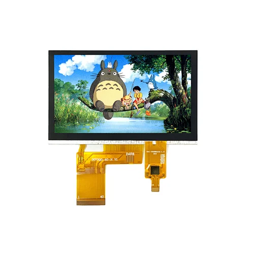 4.3inch 480X272 Capacitive Sensor Touch LCD Screen Module Brightness 500nit