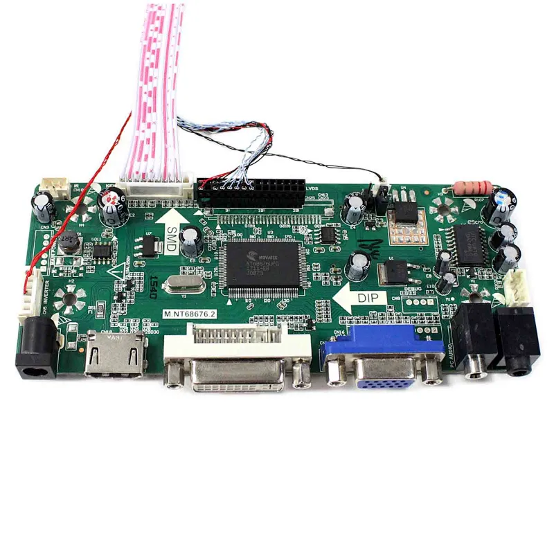 8.9inch 1024X600 TFT-LCD Screen 8.9inch Resistive Touch Panel Screen with HDMI VGA DVI LCD Controller Board