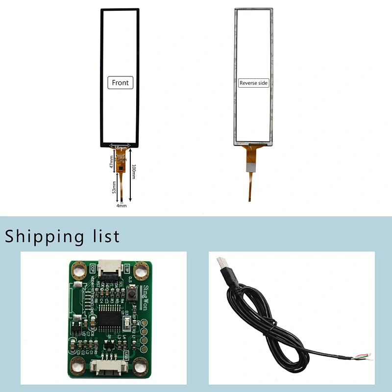 8.8inch Capacitive Touch Panel Work For 8.8inch 480x1920 HSD088IPW1-A00 LCD Screen