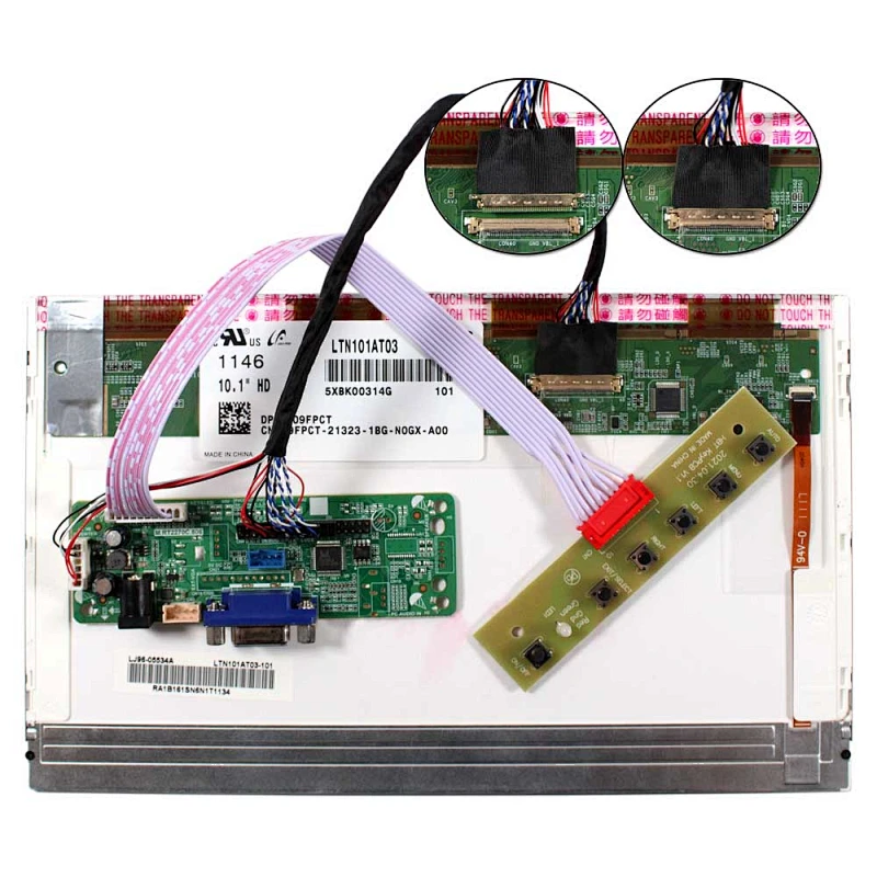VGA LCD Controller Board work for 1920x1080 tft lcd module vga tft lcd module VGA Board for 1920x1080 lcd 1920x1080 tft lcd module VGA LCD Controller board