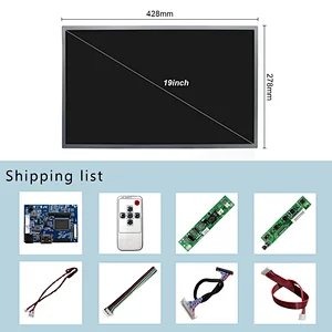 19inch M190CGE-L23 1440X900 LCD Screen with HDMI LCD Controller Board TY2660H