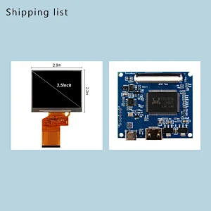 3.5inch LQ035NC111 320X240 TFT-LCD Screen With mini HDMI LCD Controller Board lcd 320x240 with controller lq035nc111 screen and controller board