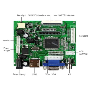 9inch AT090TN10 800X480 TFT-LCD Screen with HDMI+VGA+2AV LCD Controller Board 9inch AT090TN10 800X480 9inch AT090TN10 resolution 800x480 pixels lcd screen AT090TN10 screen lcd 800x480 800x480