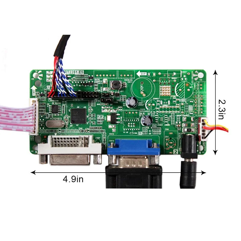 10.4 inch VS104T-004 1024X768 TFT-LCD Resistive Touch With VGA+DVI+ LCD Controller Board resistive touch panel resistive lcd touch screen 10.4