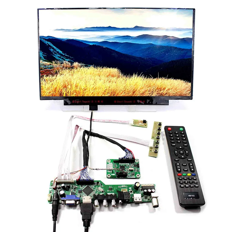 14inch B140HAN01.1 1920X1080 IPS LCD Screen With HDMI VGA AV USB RF LCD Controller Board