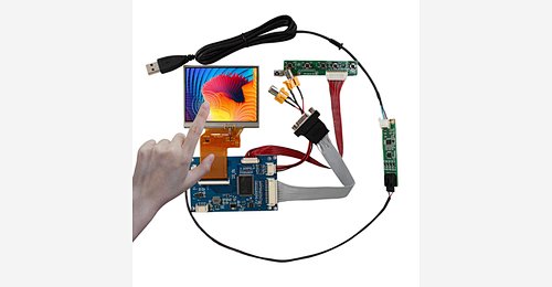 640X480 3.5inch Touch LCD Screen,VGA+2AV LCD Controller Board