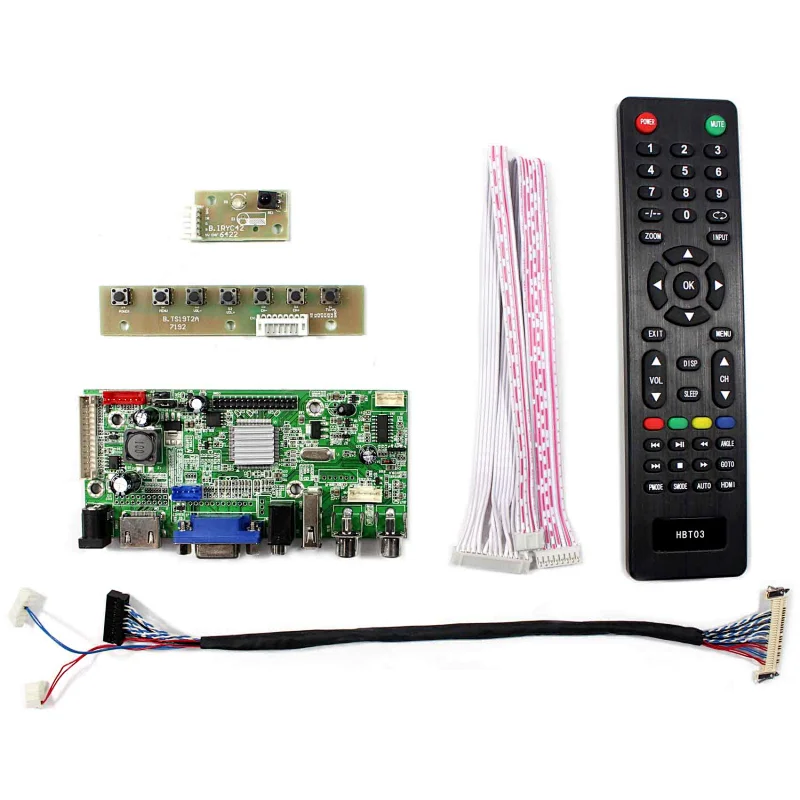 HDMI VGA 2AV USB LCD Board Work for 12.1
