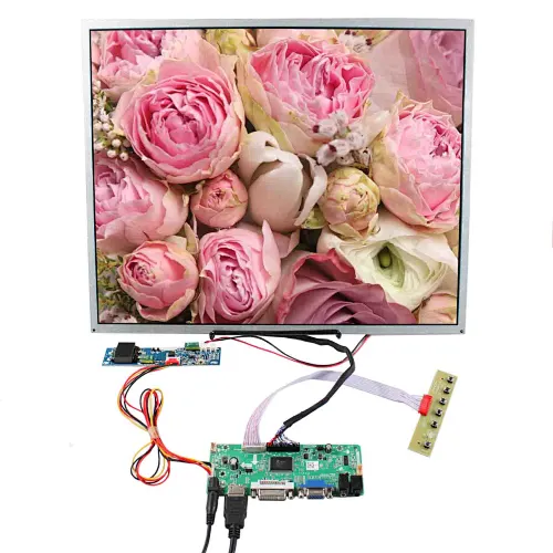 19.0" 1280X1024 1000nit High Brightness LCD Screen With HDMI VGA DVI LCD Controller Board