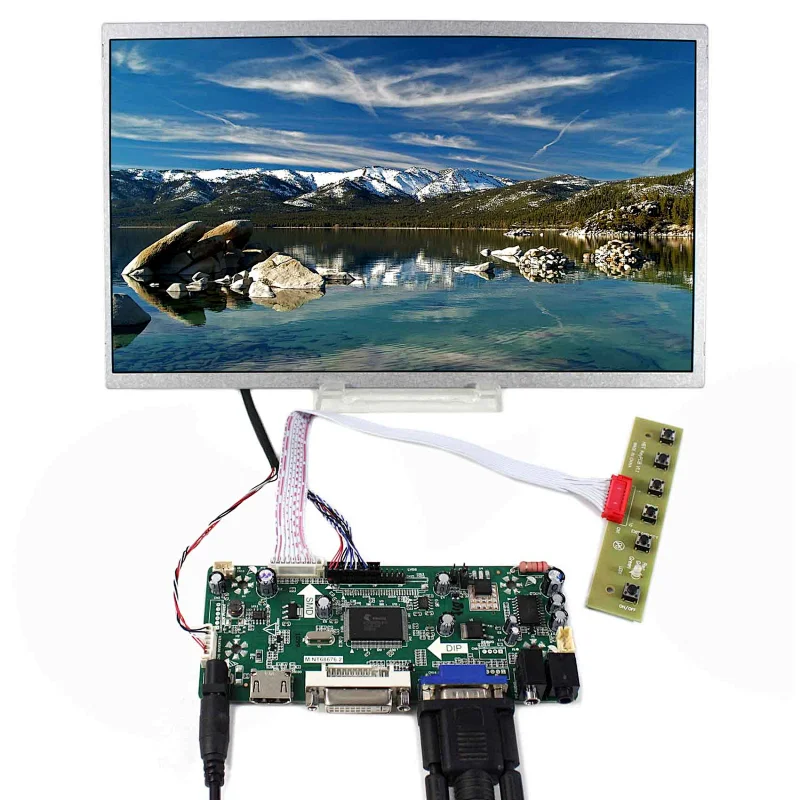 11.6inch 1366X768 TFT-LCD Screen With HDMI VGA DVI LCD Controller Board dvi hdmi dvi vga lcd lcd controller board hdmi hdmi lcd controller board vga hdmi dvi