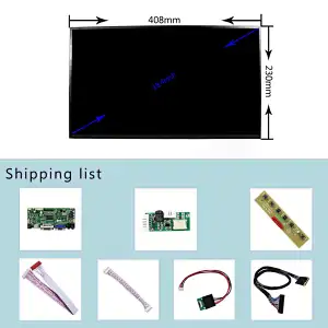 18.4inch CLAA184FP01 1920X1080  LCD Screen With HDMI VGA DVI LCD Controller Board 18.4inch CLAA184FP01 1920X1080 CLAA184FP01 1920X1080 CLAA184FP01