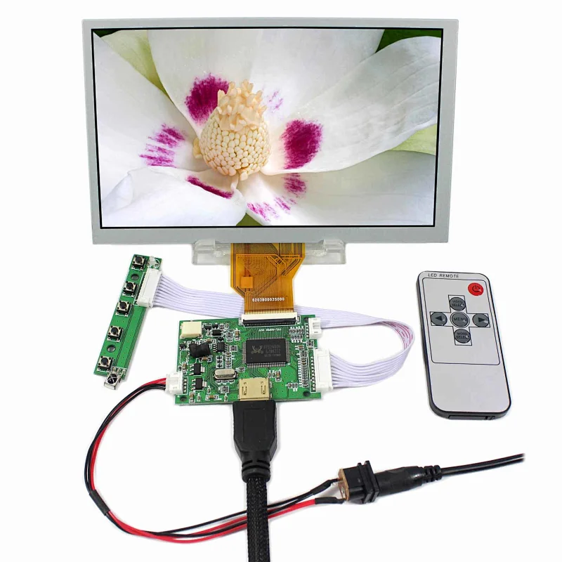 8inch AT080TN64 800X480 TFT-LCD Screen with HDMI LCD Controller Board 8inch AT080TN64 800X480 AT080TN64 800X480 AT080TN64 controller board