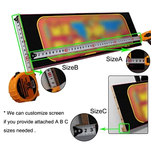 12.3inch 1920x720 VS123ZJ01 LCD Monitor 12.3inch HDMI USB VGA Input Screen