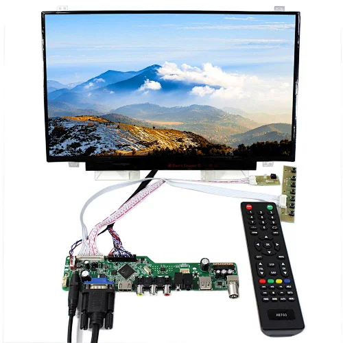 14inch 1600X900 TFT-LCD Screen With HDMI VGA AV USB RF LCD Controller Board