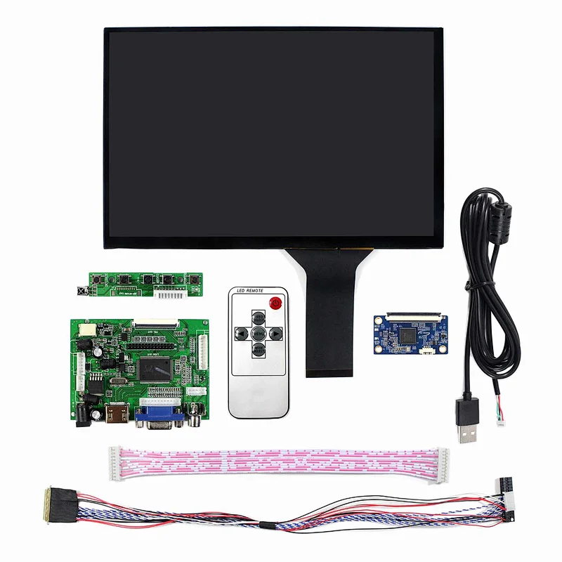 10.1inch M101NWWB 1280X800 TFT-LCD Screen 10.1inch Capacitive Touch Panel with HDMI VGA+2AV LCD Controller Board