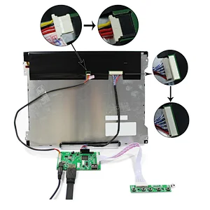 12.1inch M121GNX2 1024X768 Industiral LCD Panel with HDMI USB LCD Controller Board