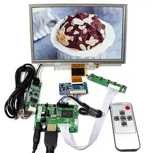 8inch ZJ080NA-08A 1024X600 500nit TFT-LCD Screen With HDMI VGA AV USB LCD Controller Board