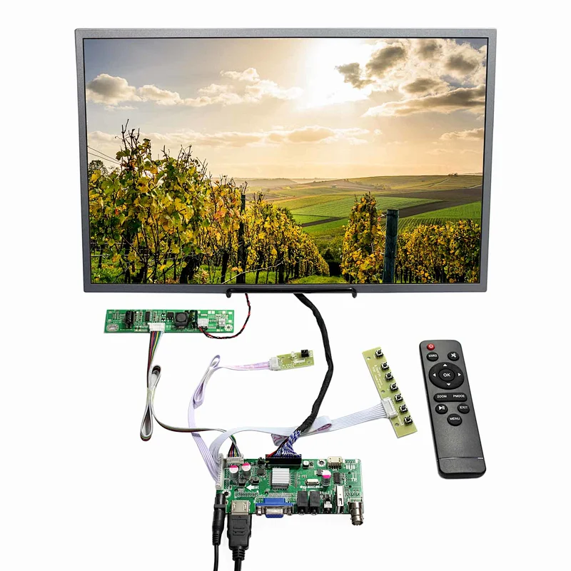 19 inch M190CGE-L23 1440x900 LCD Screen With VGA USB HDMI LCD Controller Board