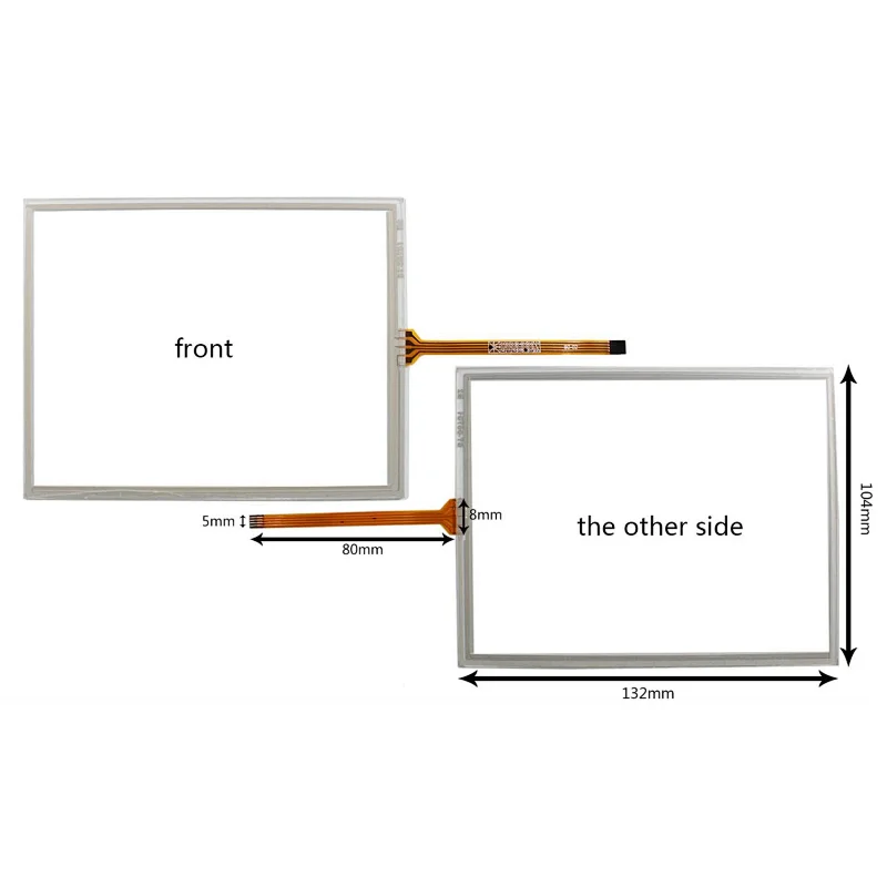 5.7inch Resistance Touch Panel Size 132mm x 105mm 4-Wire Touch Sensor touch sensor panel Resistance Touch Panel touch screen touch panel 5.7