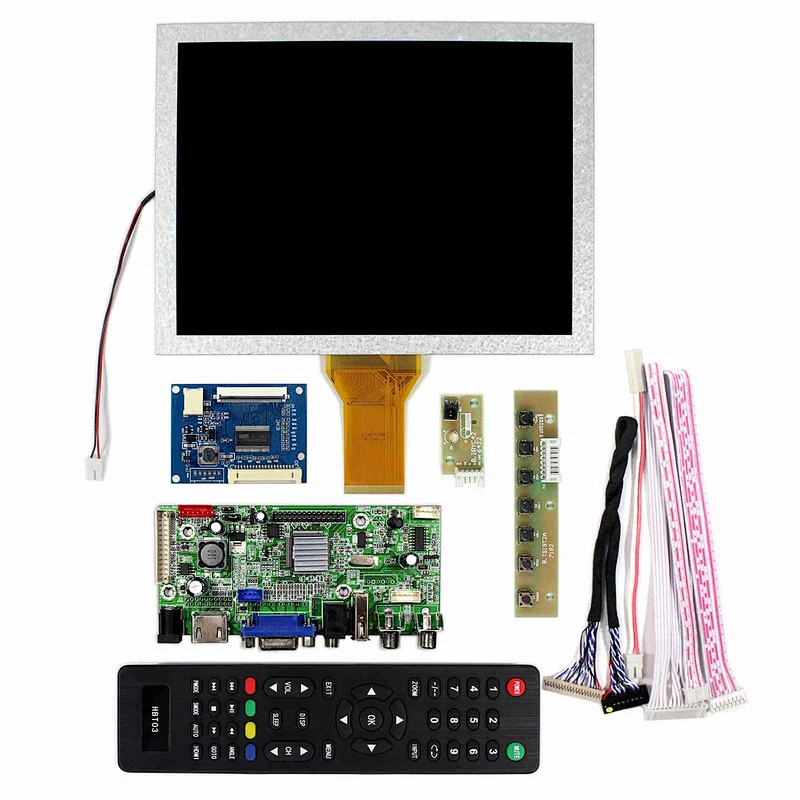 8inch EJ080NA-05A 800X600 TFT-LCD Screen With HDMI+VGA+AV+USB LCD Controller Board