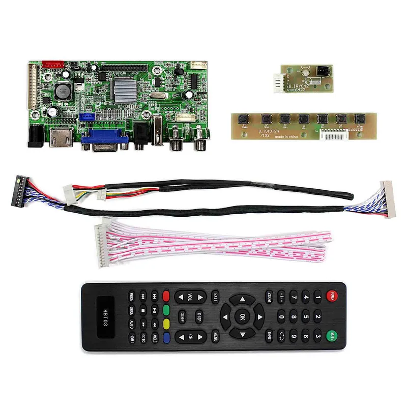 HDMI+VGA+AV+USB LCD Controller Board VS-V59AV-V1 for 12.1inch LQ121K1LG52 1280x800 TFT LCD Screen tft lcd color controller board HDMI USB Controller board VS-V59AV-V1 Controller board VGA USB Controller board for 12.1inch lcd